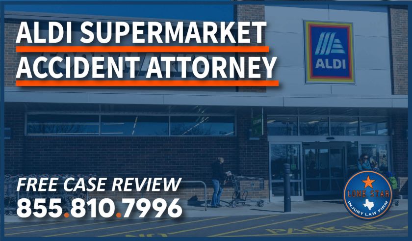 Aldi Supermarket Accident Attorney – Slip and Fall Accidents lawyer compensation incident bruise trauma sue