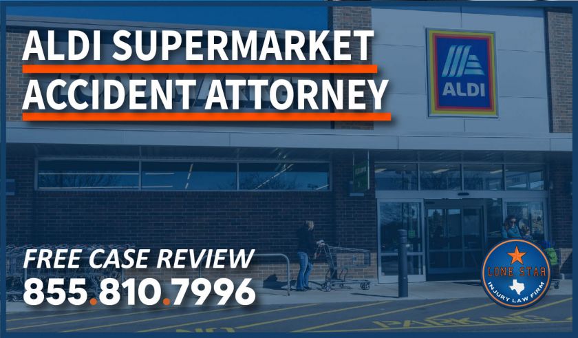 Aldi Supermarket Accident Attorney – Slip and Fall Accidents lawyer compensation incident bruise trauma sue