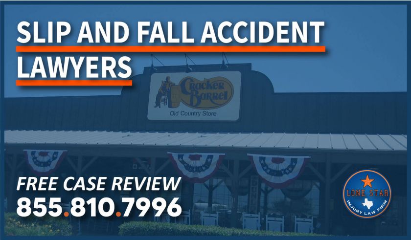 Cracker Barrel Old Country Store slip and fall accident lawyer incident sue lawsuit