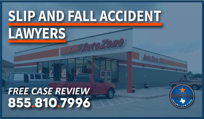 Texas AutoZone Accident Attorney lawyer slip and fall incident sue lawsuit